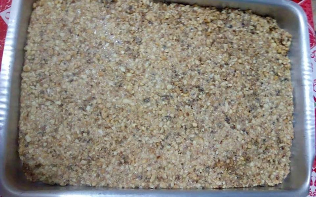 Rapadura germânica de amendoim e leite condensado