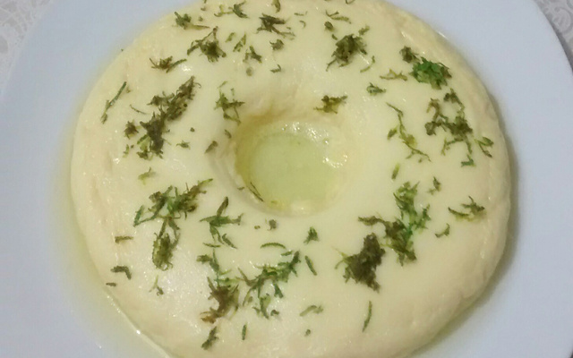 Pudim de limão de microondas