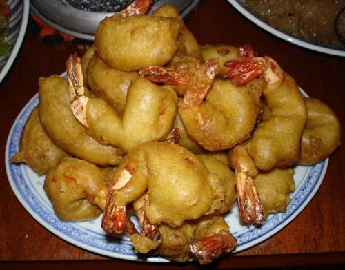 Bolinhos de camarão estilo chinês