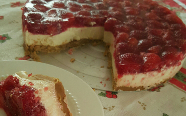 Cheesecake de morango