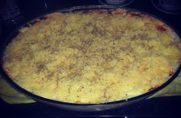 Escondidinho de Aipim