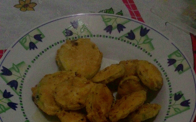 Abobrinha frita e crocante simples