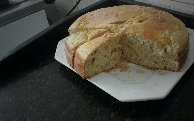 Pão rápido de liquidificador