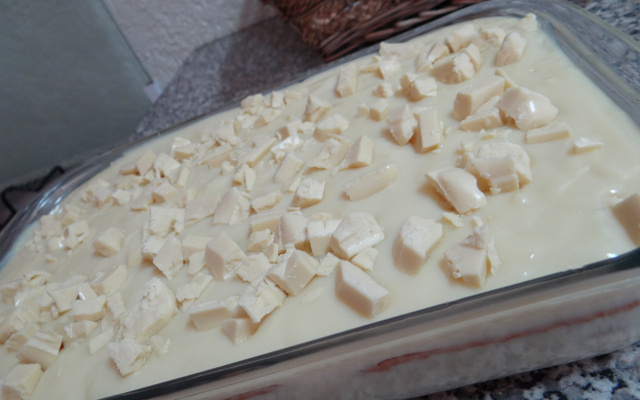 Pavê de chocolate branco