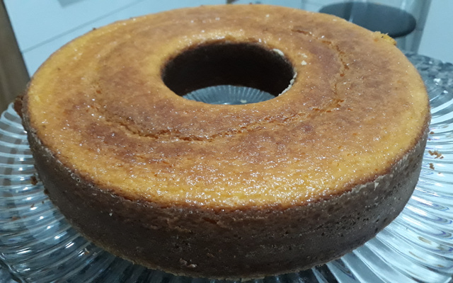Bolo de creme de milho
