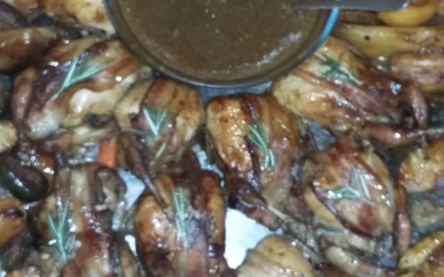 Coxinha de frango assada rápida