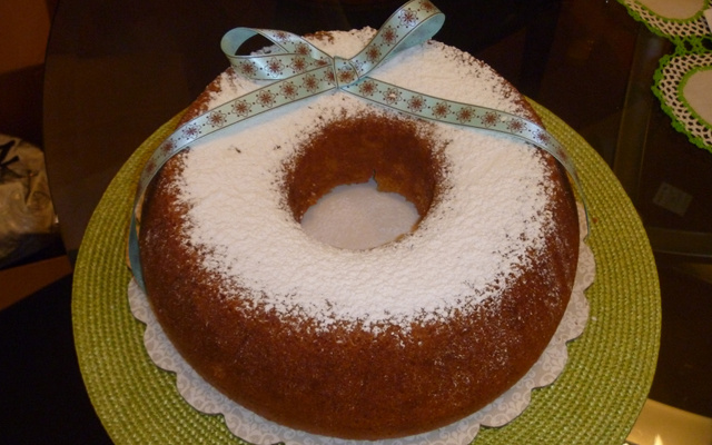 Bolo de fubá molhadinho