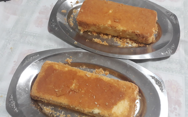 Bolo de fécula de batata