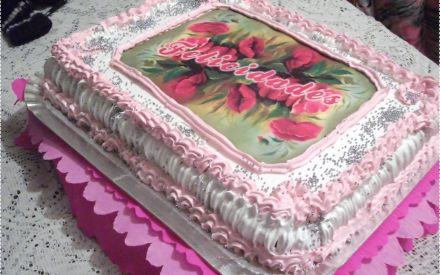 Bolo de aniversário da tia Ivania