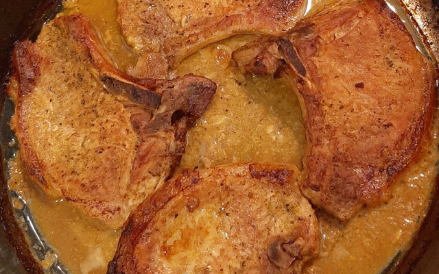 Bisteca ao molho de macacujá