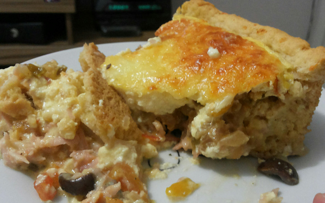 Torta de Cebola light