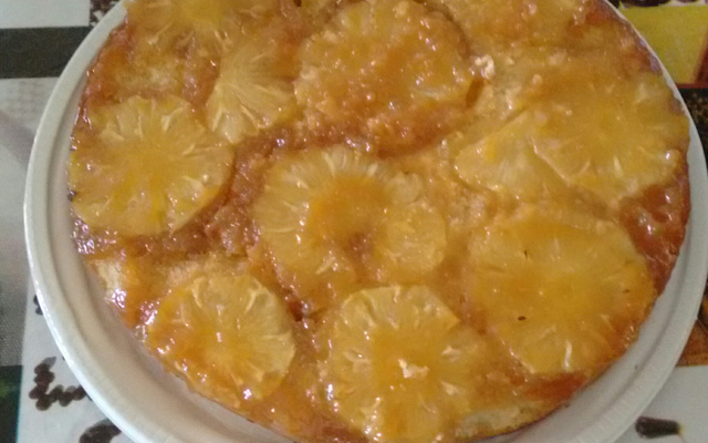 Bolo de abacaxi da Vivi