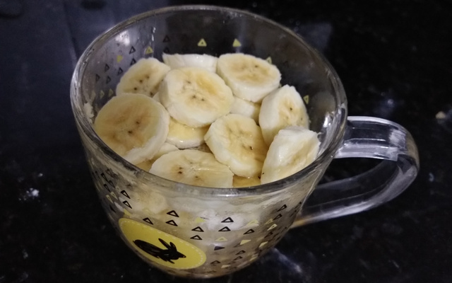 Bolo de Banana de Caneca Sem Glúten 