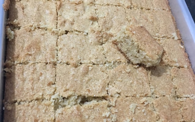 Bolo de farinha de mandioca
