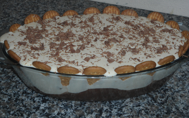 Pavê de chocolate maravilhoso