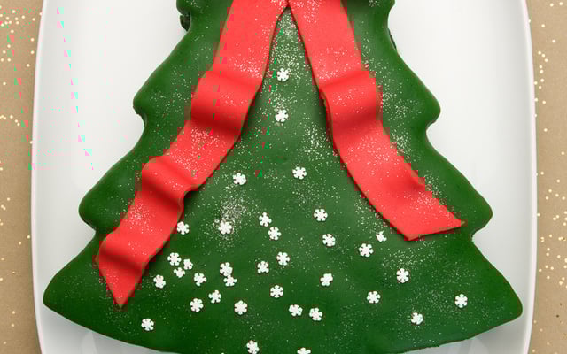 Torta salgada árvore de Natal