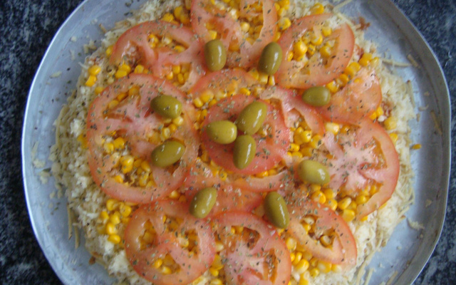 Pizza de batata palha