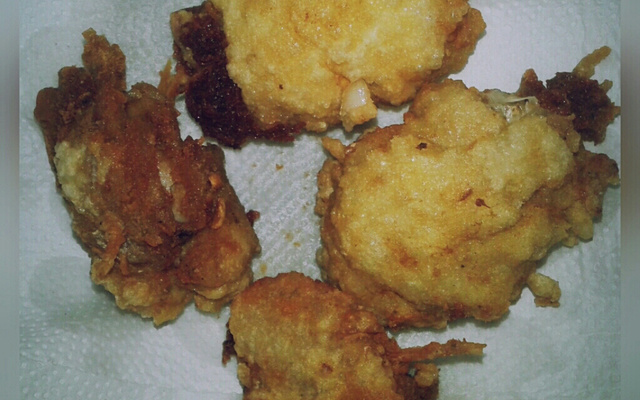 Rolinhos de filé de peixe