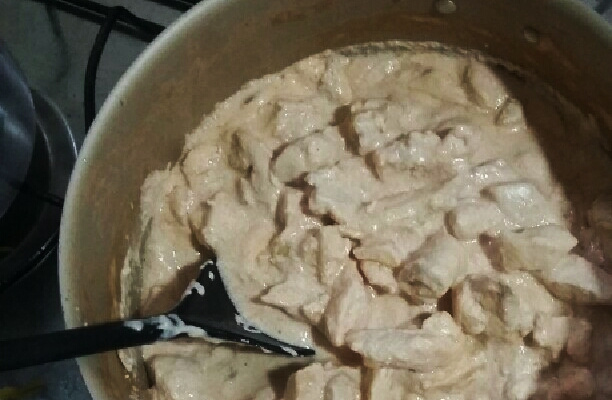 Creme de galinha