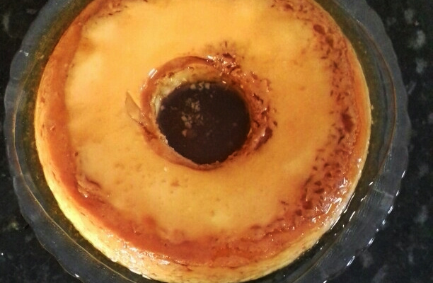 Pudim rápido de microondas