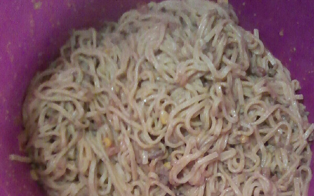 Macarrão com creme de leite