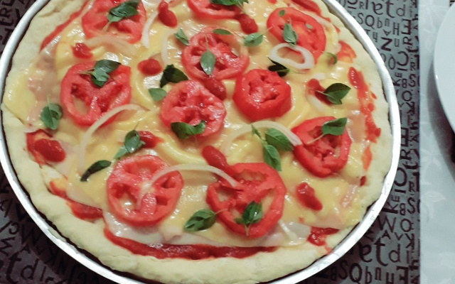 Pizza massa crocante