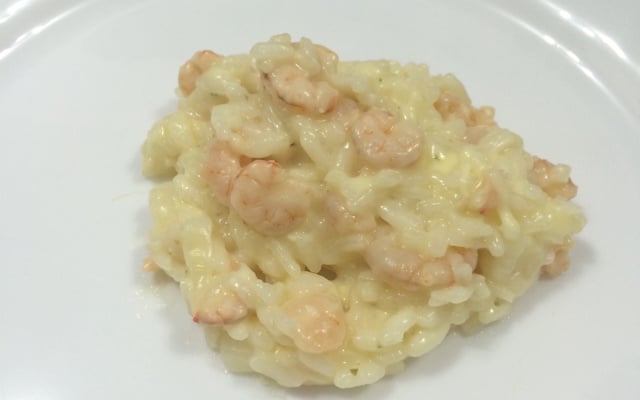 Risoto de camarão do Raul