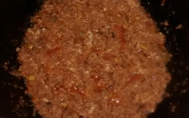 Moqueca de ovo com sardinha