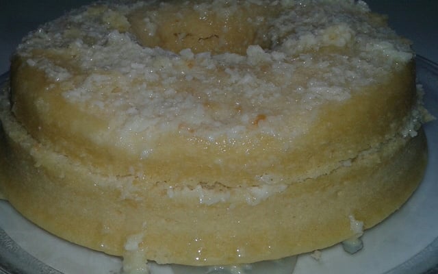 Bolo de coco de micro-ondas
