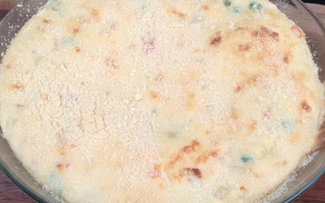 Souflé de legumes delicioso