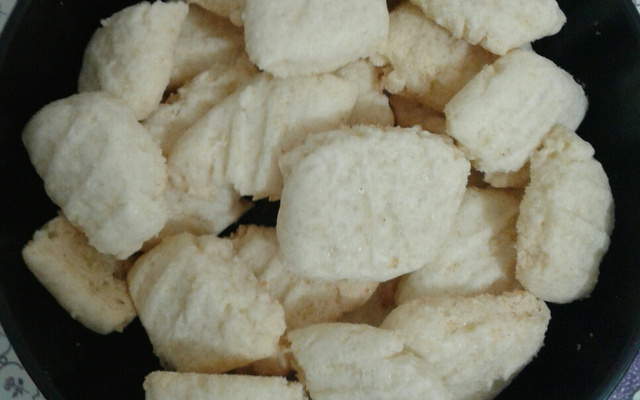 Biscoito de polvilho doce tipo quebra-quebra