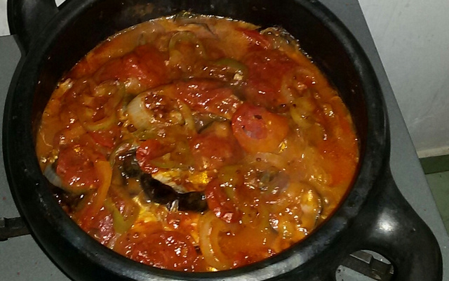 Moqueca de peixe sem oleo de dende