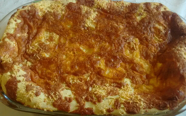 Torta de frango de liquidificador