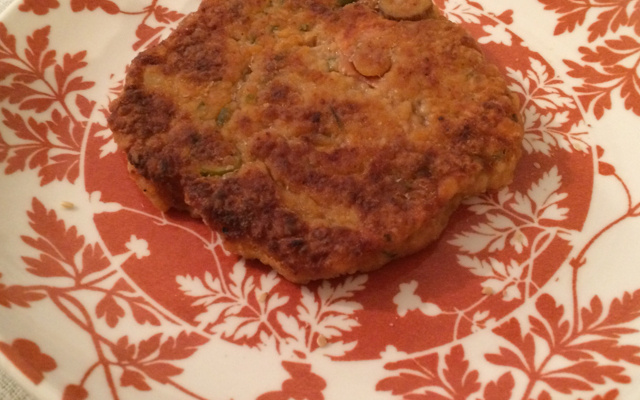 Hambúrguer de soja delicioso - vegetariano