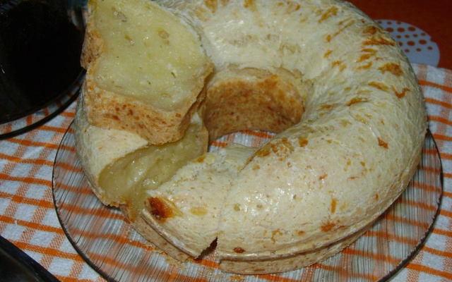 Bolo de pão de queijo sem fermento