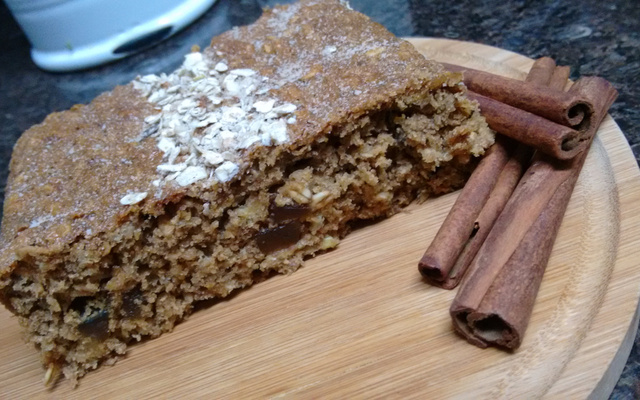 Bolo de banana integral rápido