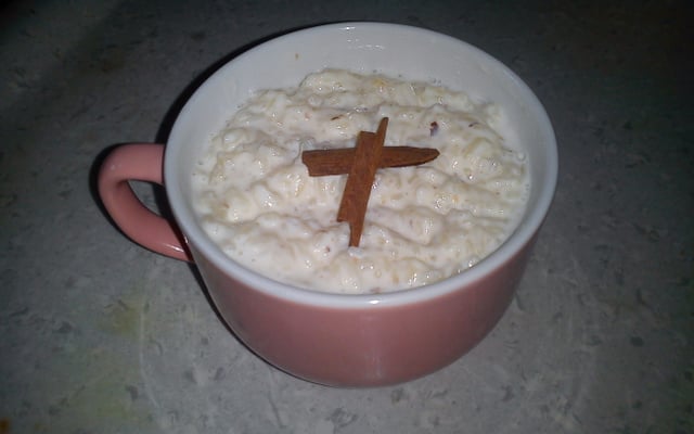 Arroz doce sem leite condensado