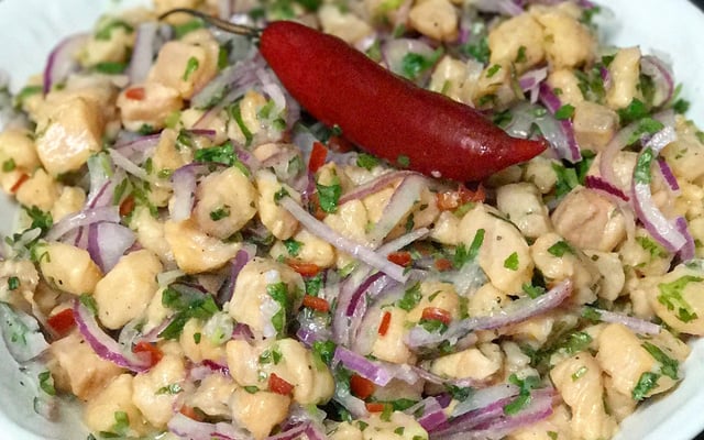 Ceviche de salmão