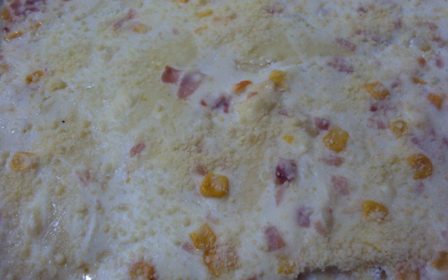 Lasanha com molho branco