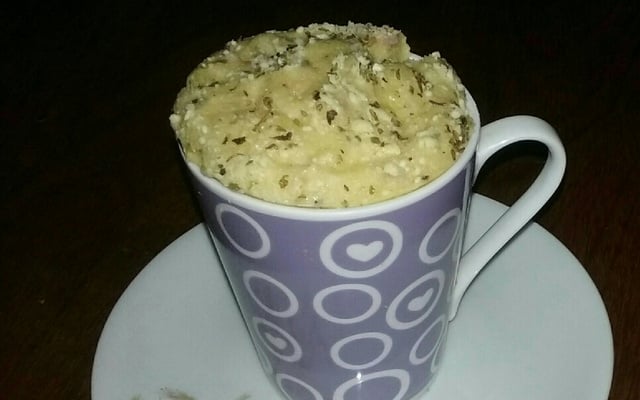 Bolo de caneca salgado