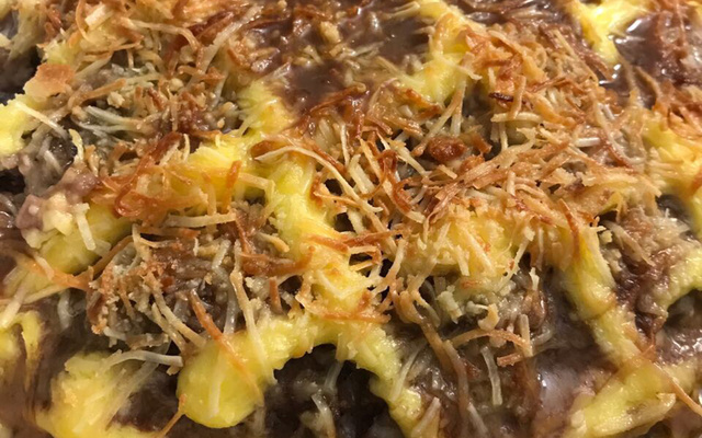 Bolo de carne moída assado da Nanni