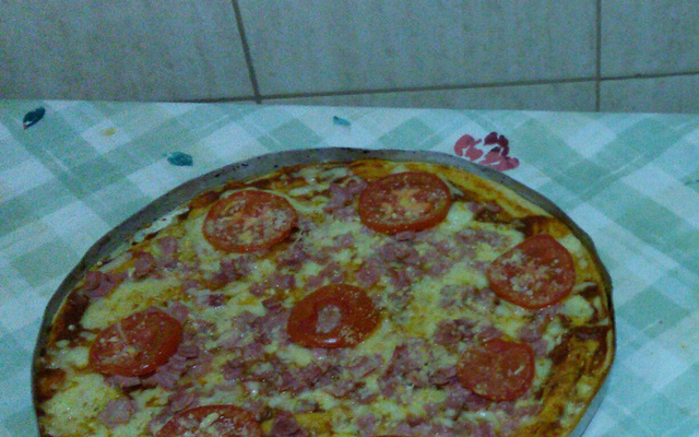 Massa de pizza liquidificador
