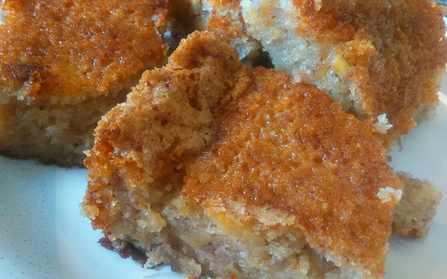 Bolo de banana com farinha de rosca