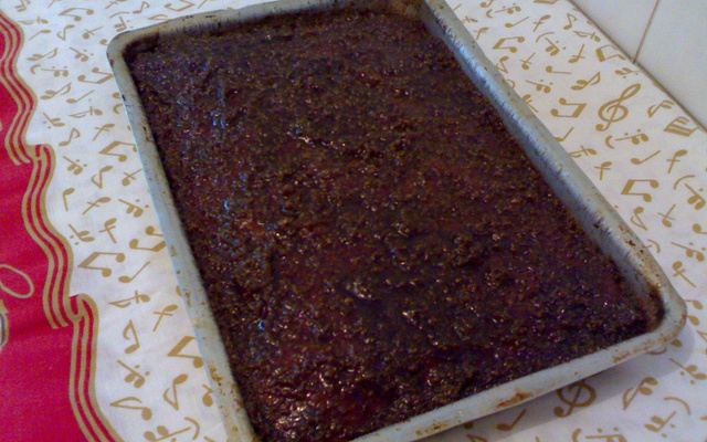 Bolo de açúcar mascavo