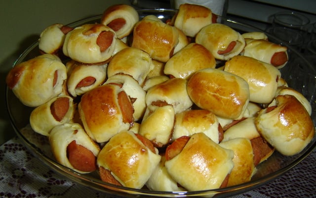 Enroladinho de salsicha