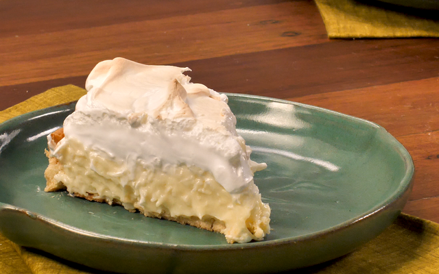 Torta cremosa de coco