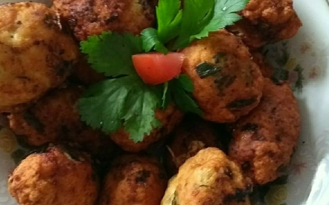 Bolinho de frango do Afonso