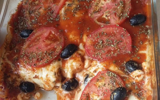 Pizza de pão de forma