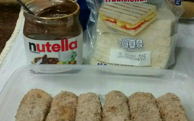 Mini churros de nutella