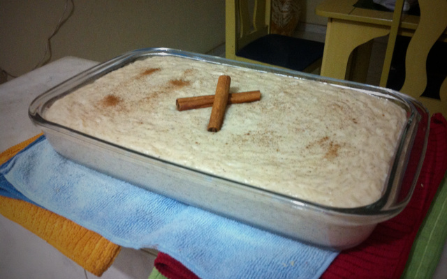 Arroz doce delicioso supercremoso